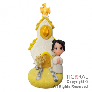 ADORNO CAPILLA ALTA CON NENA PORCELANA FRIA x 1